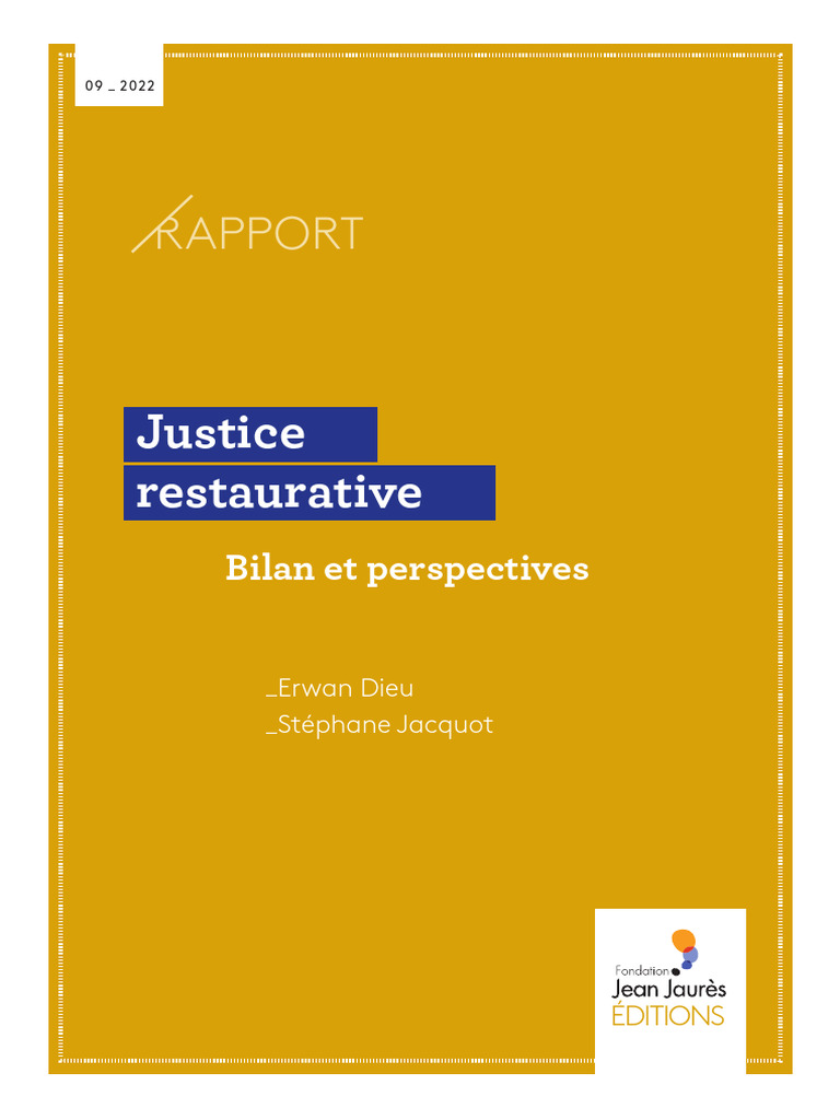 Justice Restaurative | PDF