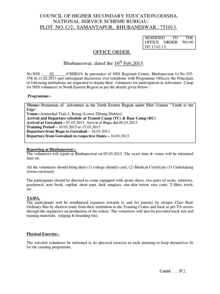 NSS Adventure Camp | PDF
