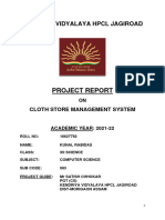 Cloths Store Management System (Kunal)