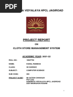 Cloths Store Management System (Kunal)