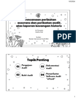 Perencanaan Perikatan Assurans Dan Perikatan Audit Atas Laporan Keuangan Historis