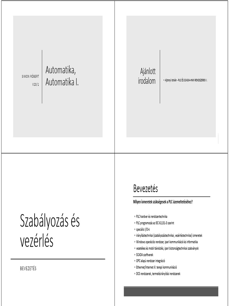 PLC Felépítése | PDF