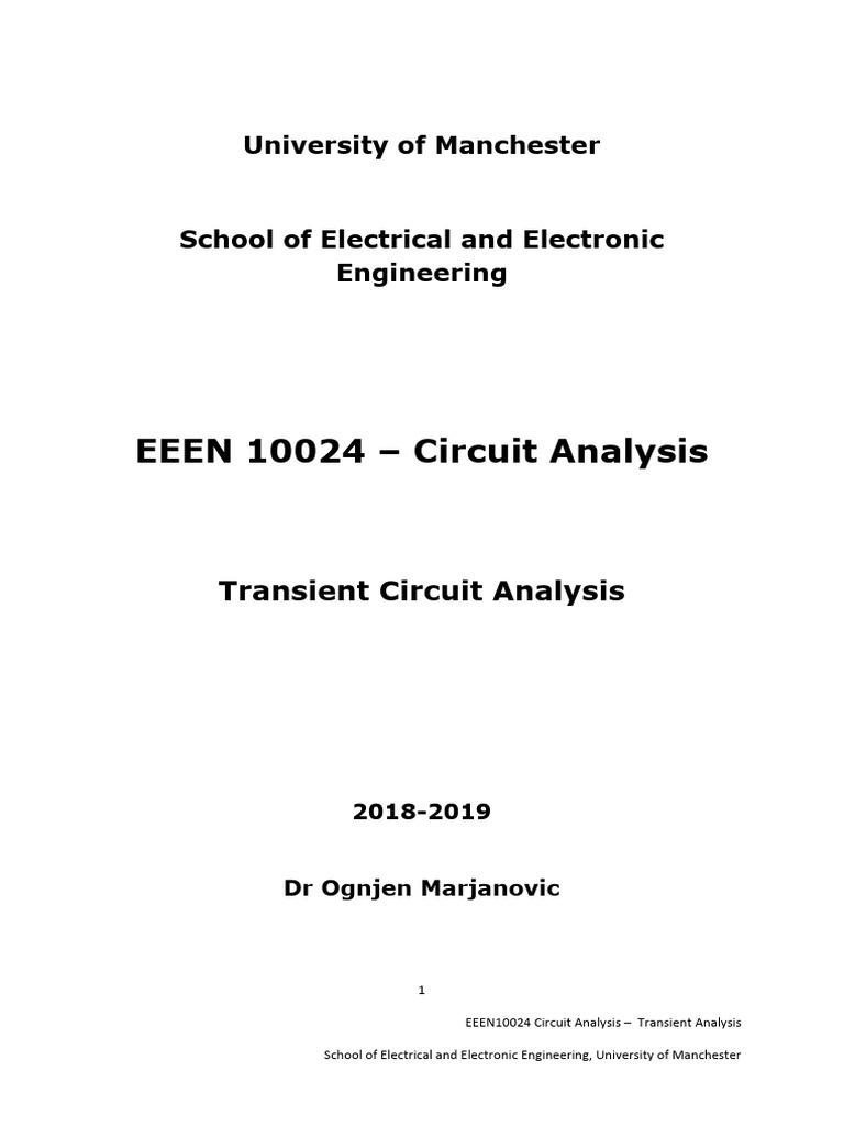 Circuit Analysis Lecture Notes - Part 3 | PDF