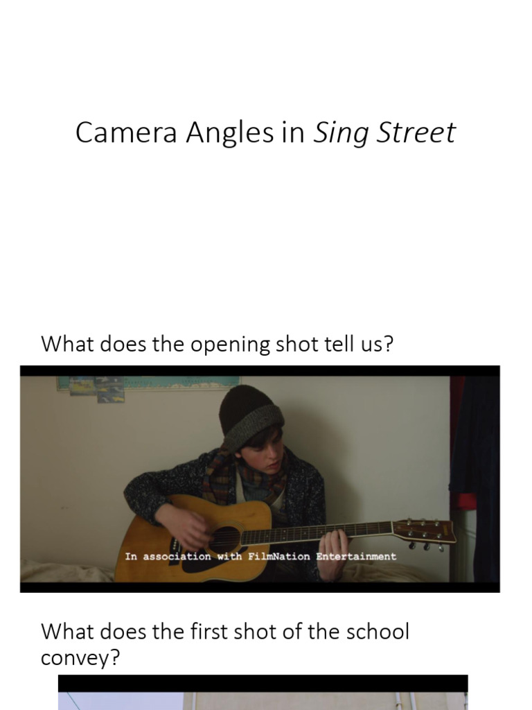 Sing Street Shots - PPTX Version 1 | PDF