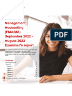 FMA.ma S22-A23 Examiner's Report