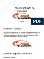 Capacitacion Rotulado de Alimentos