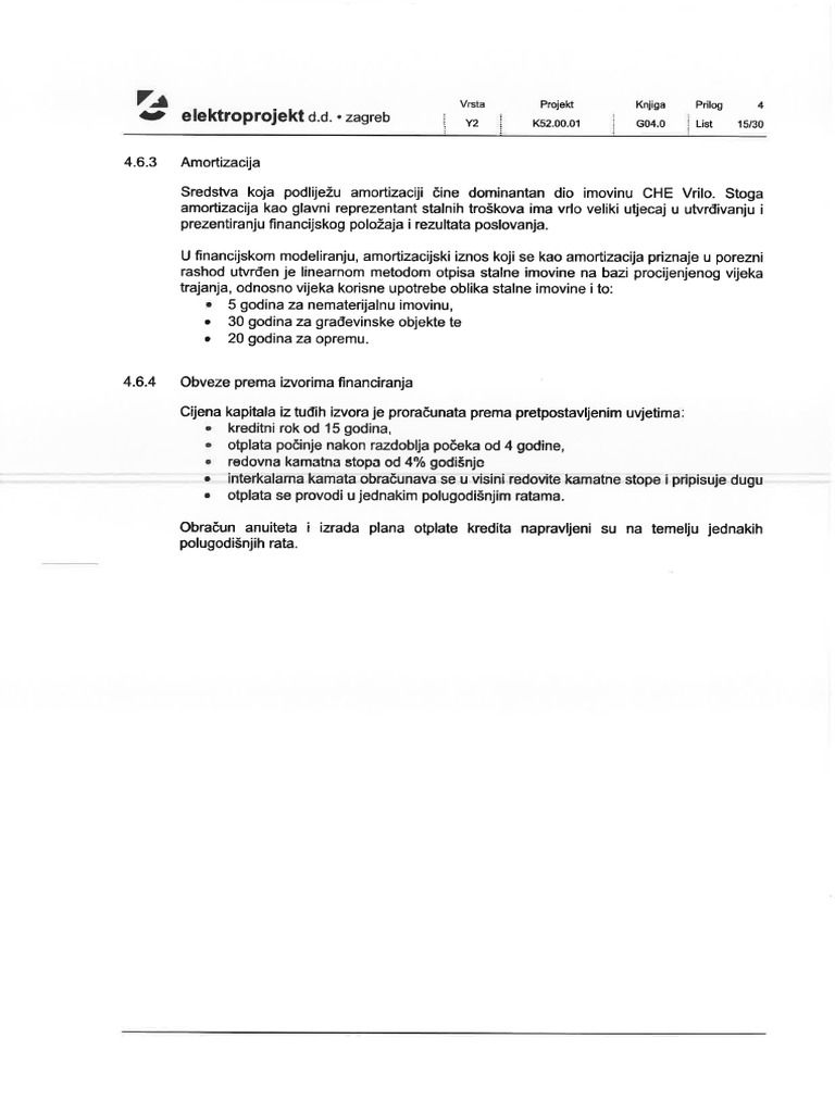 Amortizacija Primjer 2 | PDF