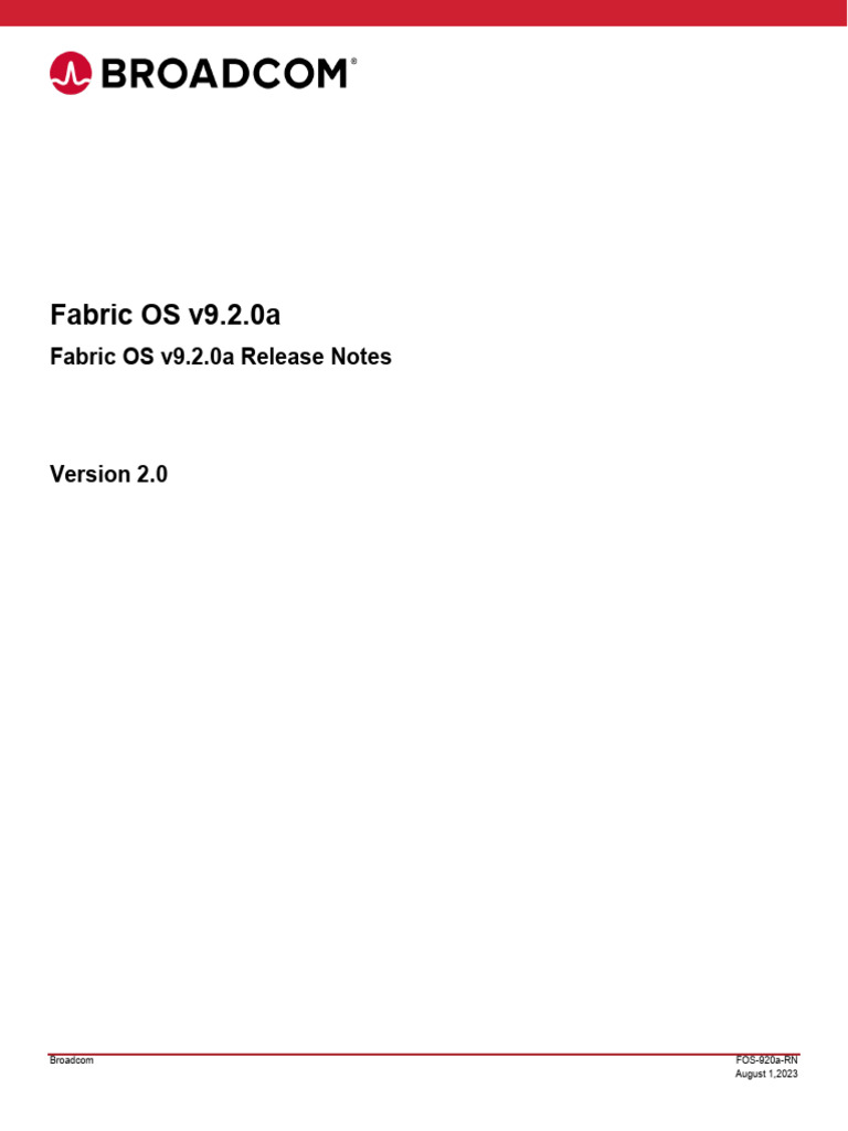V9 2 0a Releasenotes V2 0 Pdf