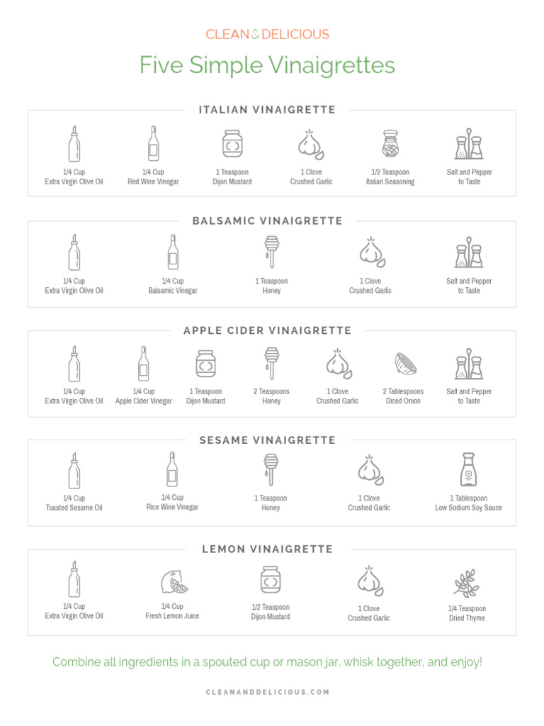 Vinaigrette Printable PDF