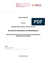 Etp-410 Revision de Seguridad de Prearranque