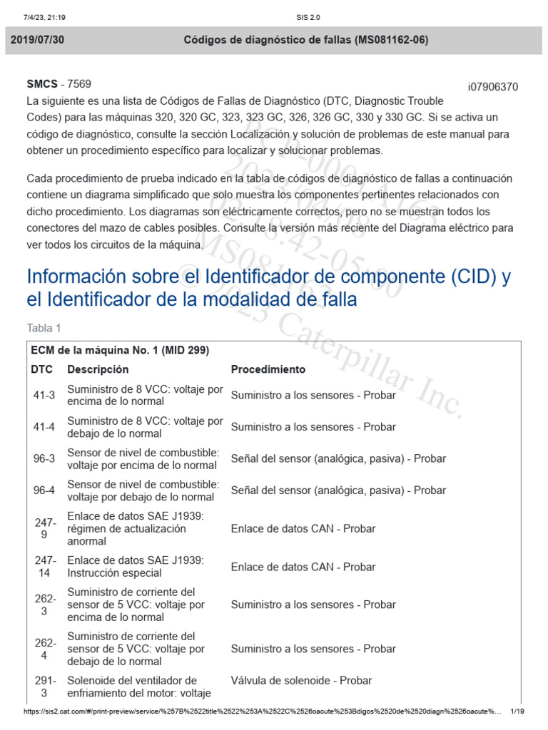Códigos DTC para Mercedes-Benz 330 | PDF