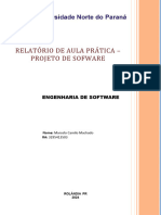 Relatório de Aula Prática - Projeto de Sofware-Unopar