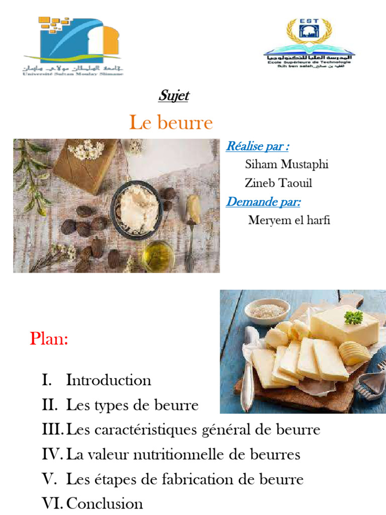 Beurre | PDF