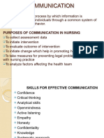 Purposes, Skills, Barriers For Effective Communication