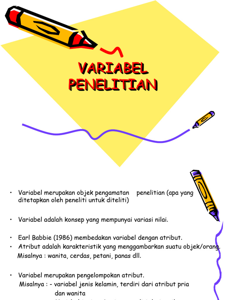 Variabel Penelitian | PDF | Karier & Perkembangan | Pengembangan Diri