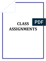 Class Assignment Book