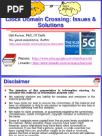 Clock Domain Crossing Issues &