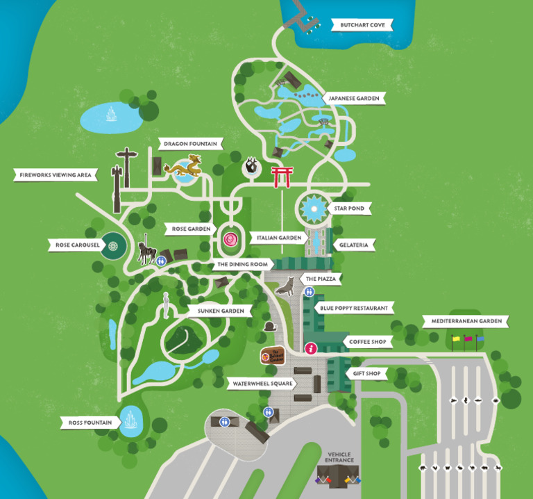 Butchart Map | PDF