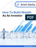 How To Build Wealth As An Investor
