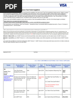 UAT USA EMV Test Card Set Summary | PDF | Emv | Debit Card
