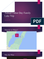 Annual Labor Day Family Lake Trip