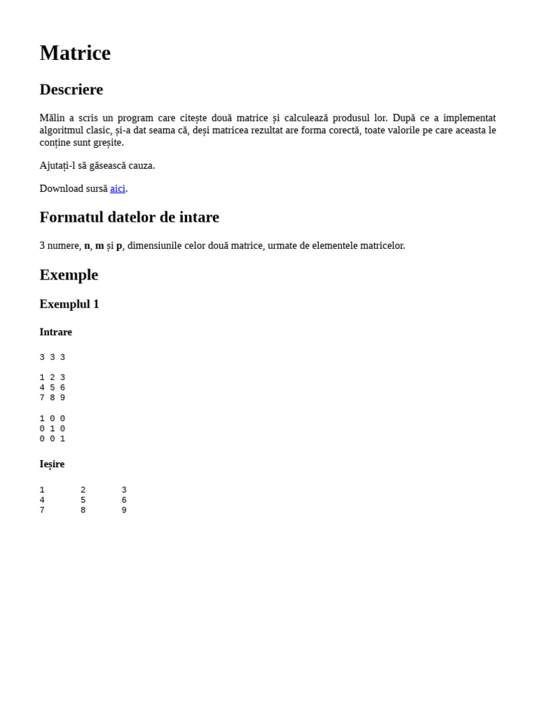 Matrix pdf