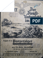 Dr. Guido Allmendinger - Reibert - Der Dienstunterricht Im Heere - Ausgabe Für Den Panzerjäger (1941)