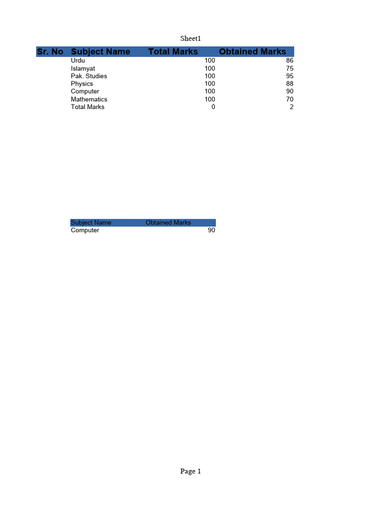 Excel Task | PDF
