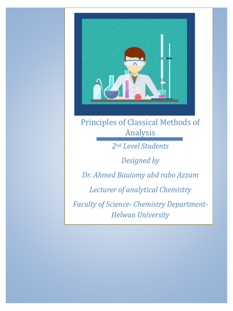 Classical Methods Of Food Analysis