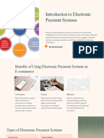 Introduction To Electronic Payment Systems