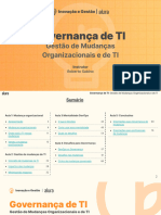 Alura PDF Slides Governanca de TI Gestao de Mudancas Organizacionais e de TI