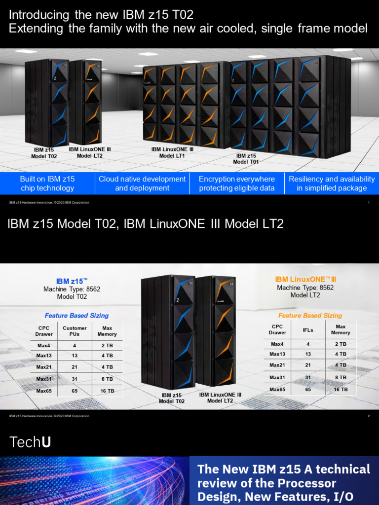 The New IBM z15 A-Technical Review of The Processor Design New Features ...