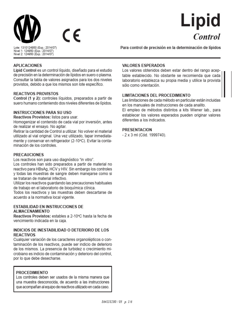 Lipid Control | PDF