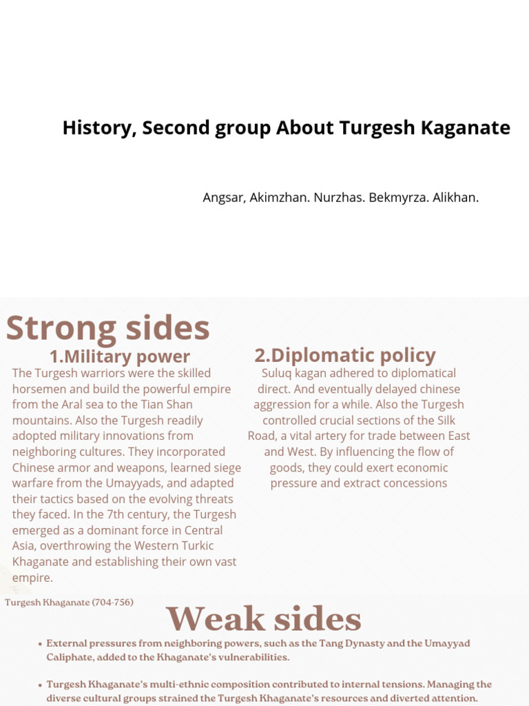 Overview of the Turgesh Khaganate | PDF