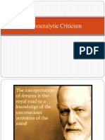 9-Psychoanalytic Criticism