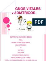 Signos Vitales Pediatricos