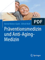 Präventionsmedizin Und Anti-Aging-Medizin: Bernd Kleine-Gunk Alfred Wolf HRSG