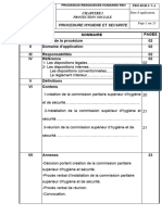 Procedure Hygiène Et Securité .Doc · Version 1