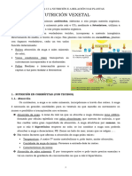 Tema 12 Nutrición e Relación Vexetal