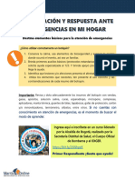 Boletin Prepración y Respuesta Ante Emergencias en Mi Hogar - 2