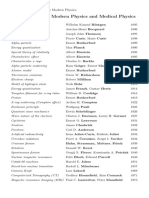 1.3 Milestones in Modern Physics and Medical Physics