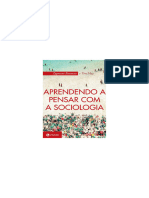 Aprendendo a Pensar Com a Sociologia - Bauman (Capítulo) (1)