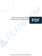 Pantano - Nuñez - Arenaza - Que Necesitan Las Familias de Personas Con Discapacidad