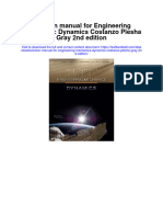 Solution Manual For Engineering Mechanics Dynamics Costanzo Plesha Gray 2nd Edition