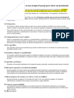 10 técnicas que se usan en una terapia de pareja para salvar un matrimonio