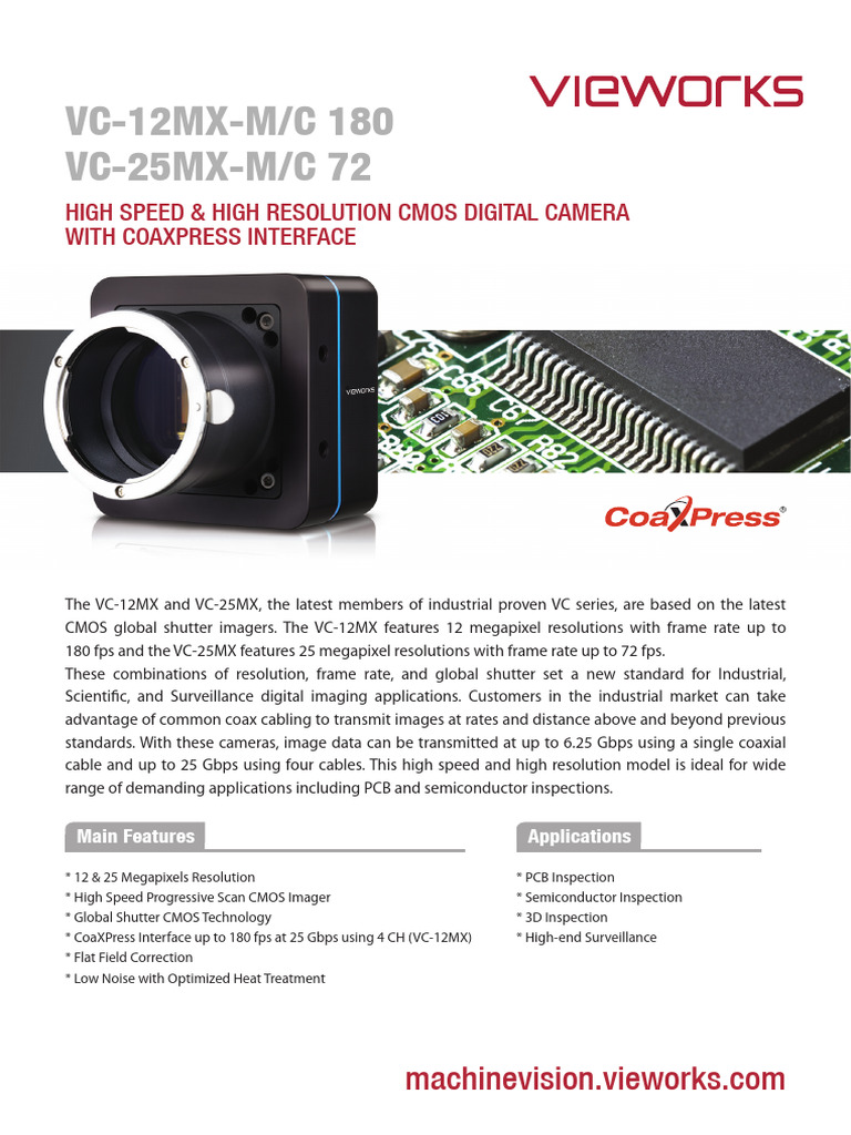 High-Speed CMOS Cameras for Inspection | PDF | Shutter (Photography ...