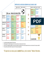 Calendario Deportes 2023