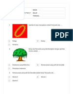 Soal PPKN Tema 1 Sub Tema 1 Dan 2