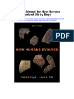 Solution Manual For How Humans Evolved 8th by Boyd