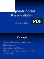 Corporate Social Responsibility: DR Safdar A Butt